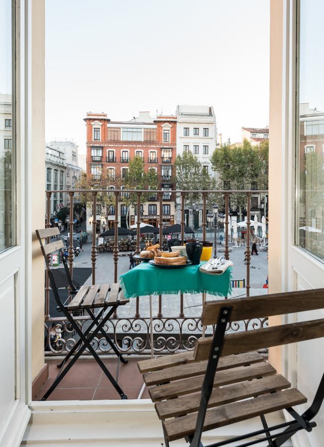 Ferienwohnung Plaza Santa Ana Madrid Exterior foto