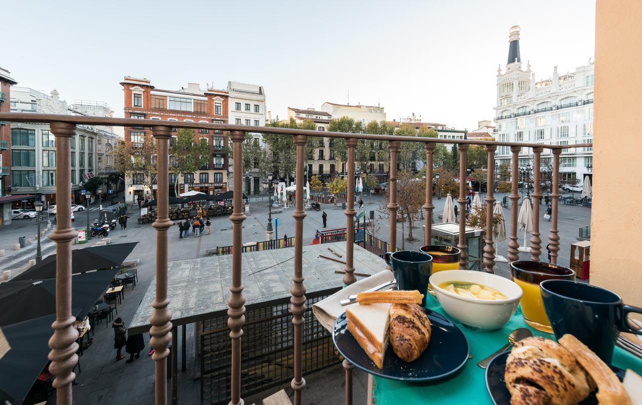 Ferienwohnung Plaza Santa Ana Madrid Exterior foto